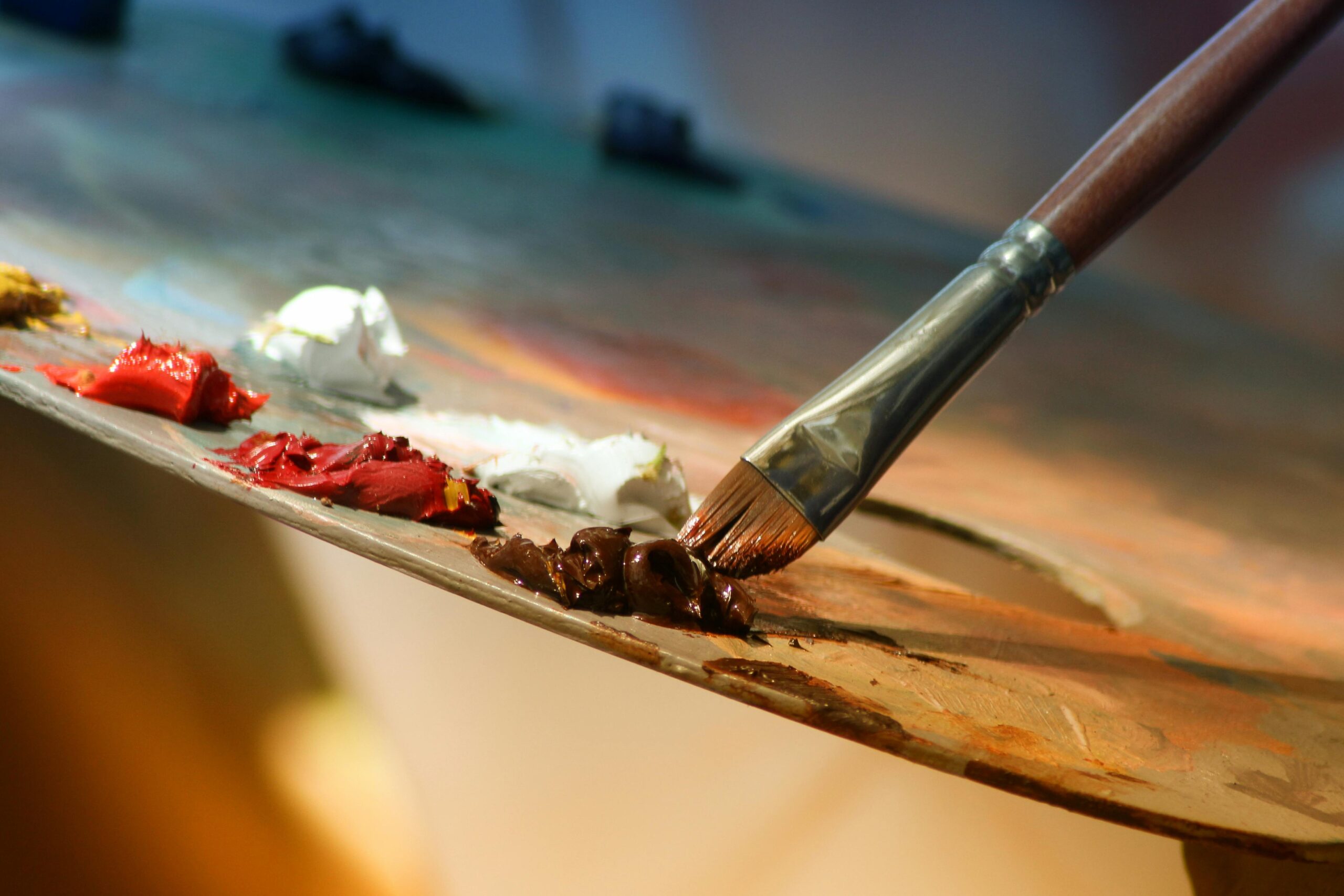 Pinsel und Palette